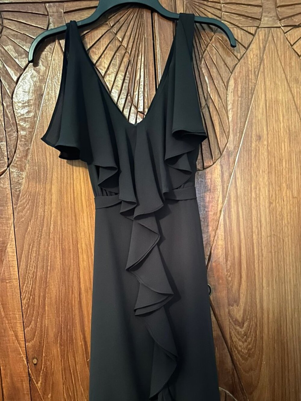 Black BCBG Cocktail Dress, asymmetric hem Size 2, never worn